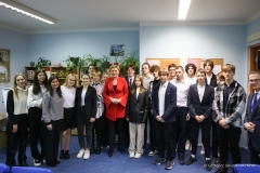 Wizyta Pierwszej Damy Agaty Kornhauser–Dudy w Szkole Polskiej w Rydze