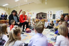 Wizyta Pierwszej Damy Agaty Kornhauser–Dudy w Szkole Polskiej w Rydze